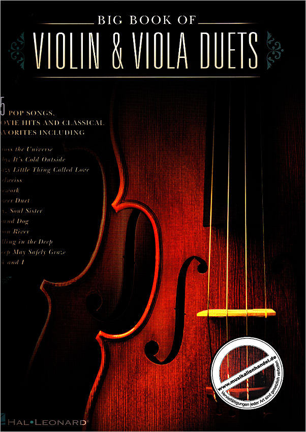 Titelbild für HL 119113 - Big book of Violin + Viola duets