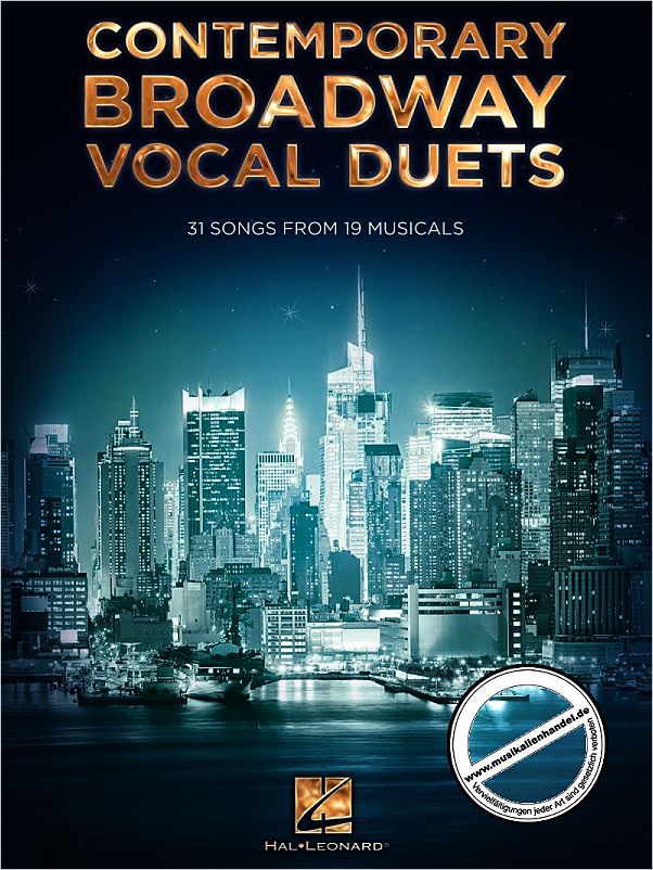 Titelbild für HL 125416 - CONTEMPORARY BROADWAY VOCAL DUETS