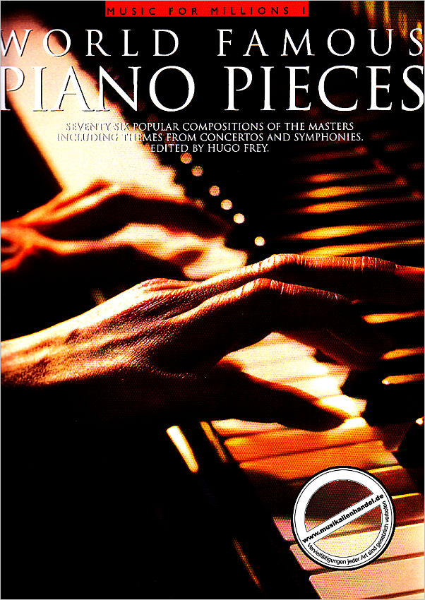 Titelbild für HL 14036387 - WORLD FAMOUS PIANO PIECES