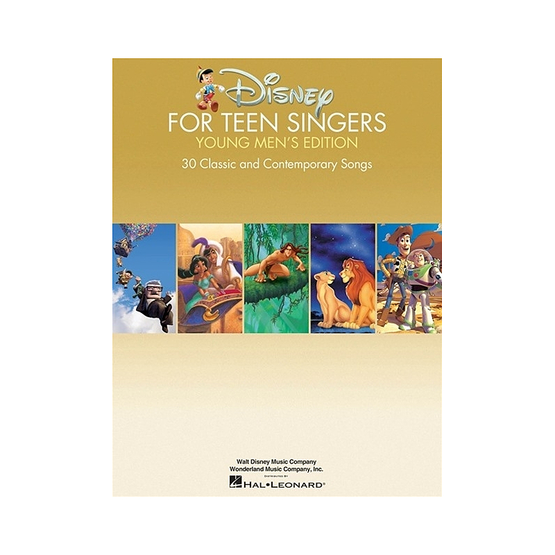 Titelbild für HL 141566 - DISNEY FOR TEEN SINGERS - YOUNG MEN'S EDITION