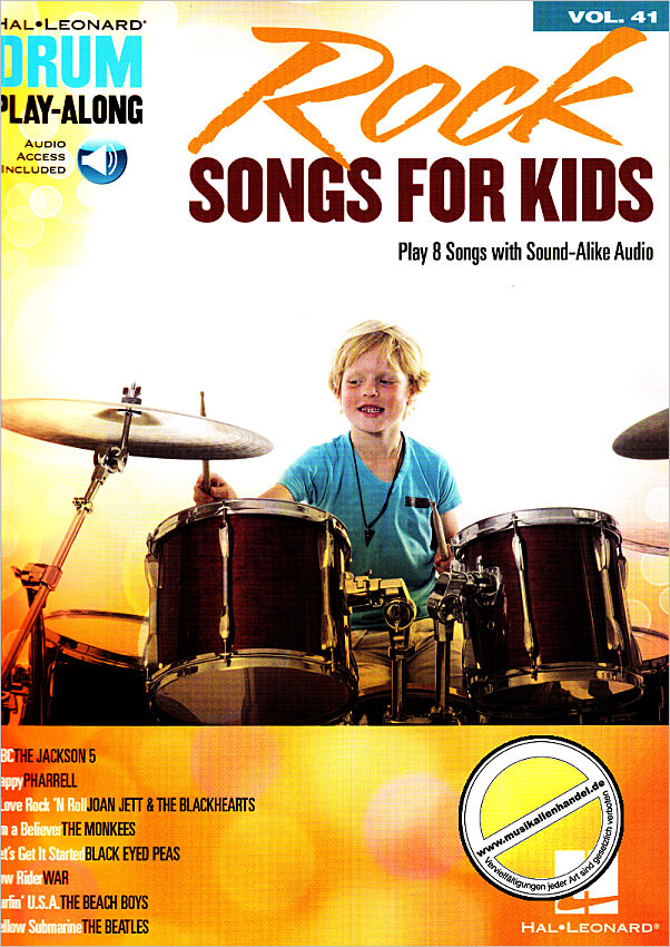 Titelbild für HL 148113 - ROCK SONGS FOR KIDS