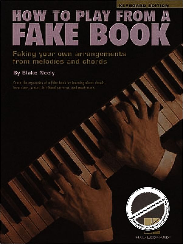 Titelbild für HL 220019 - HOW TO PLAY FROM A FAKE BOOK