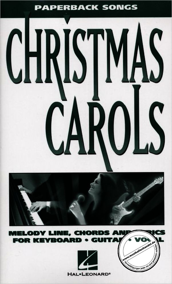 Titelbild für HL 240142 - PAPERBACK SONGS - CHRISTMAS CAROLS
