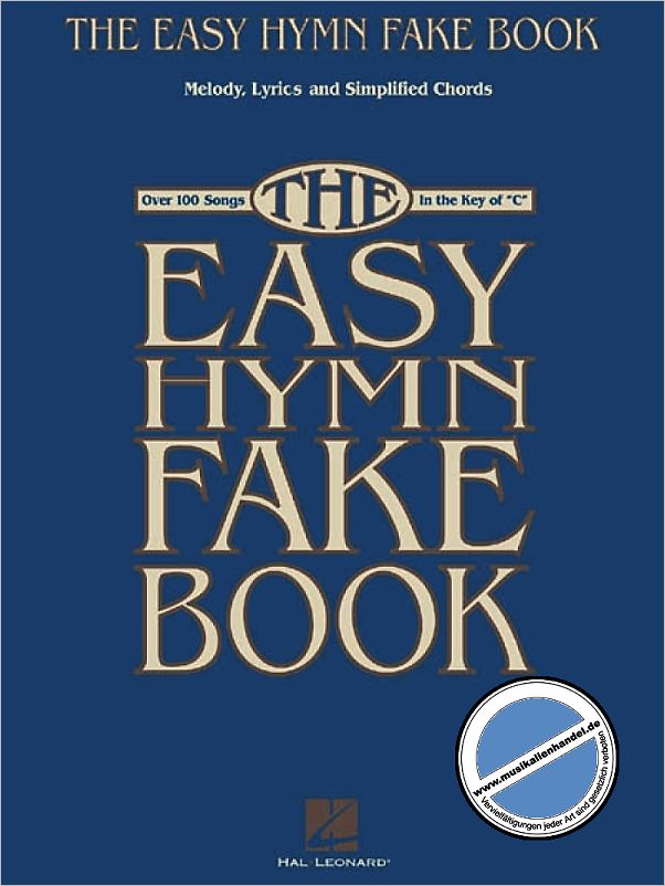 Titelbild für HL 240207 - EASY HYMN FAKE BOOK