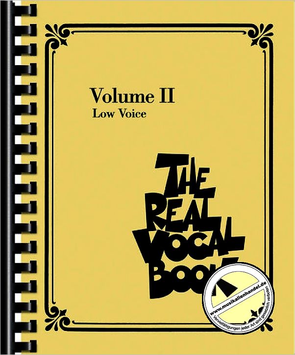 Titelbild für HL 240308 - THE REAL VOCAL BOOK 2