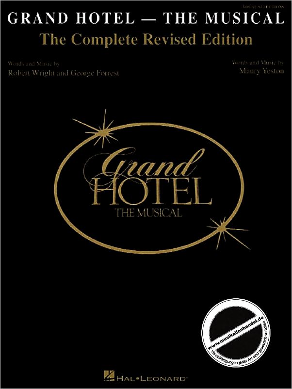 Titelbild für HL 2500734 - GRAND HOTEL - THE MUSICAL