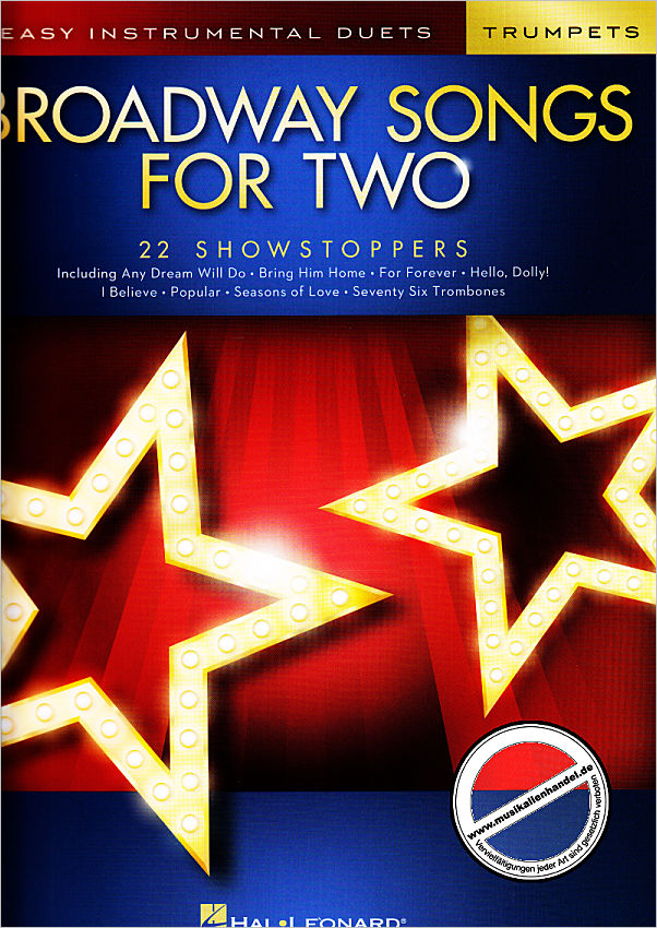 Titelbild für HL 252496 - Broadway songs for two