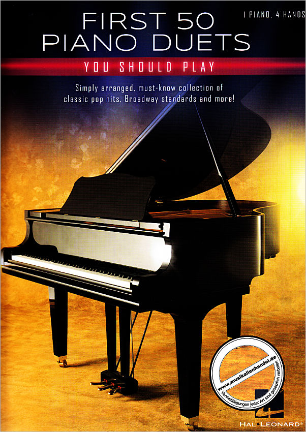 Titelbild für HL 276571 - First 50 Piano Duets you should play