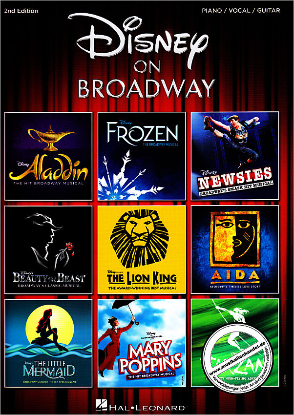 Titelbild für HL 282444 - Disney on Broadway - 2nd edition