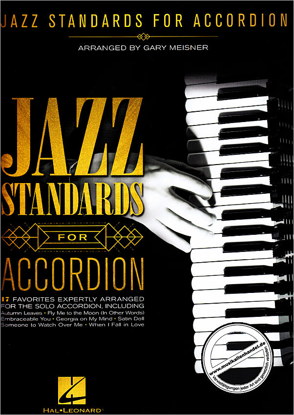 Titelbild für HL 286161 - Jazz standards for accordion