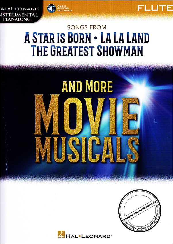 Titelbild für HL 287957 - Songs from A star is born La La Land The greatest showman and more movie musicals