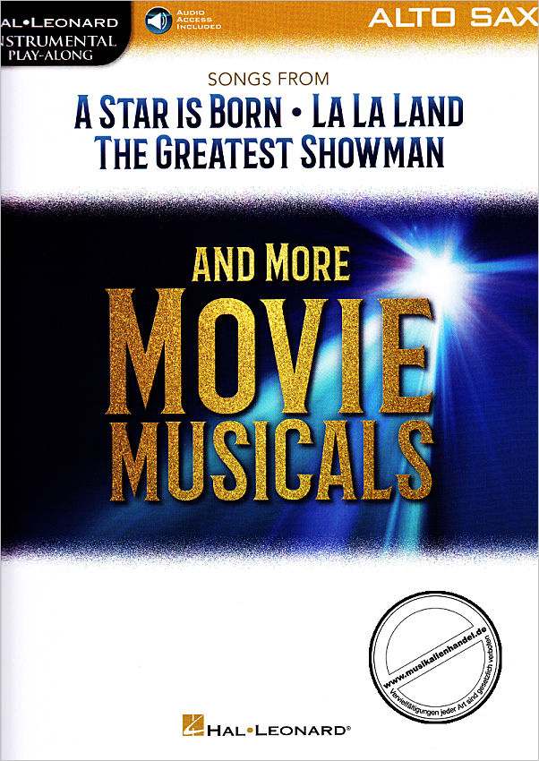 Titelbild für HL 287959 - Songs from A star is born La La Land The greatest showman and more movie musicals