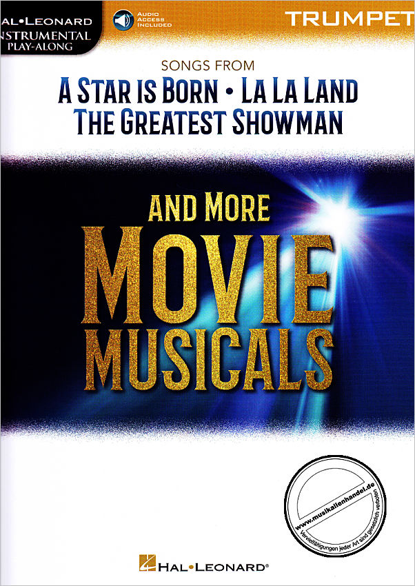 Titelbild für HL 287961 - Songs from A star is born La La Land The greatest showman and more movie musicals