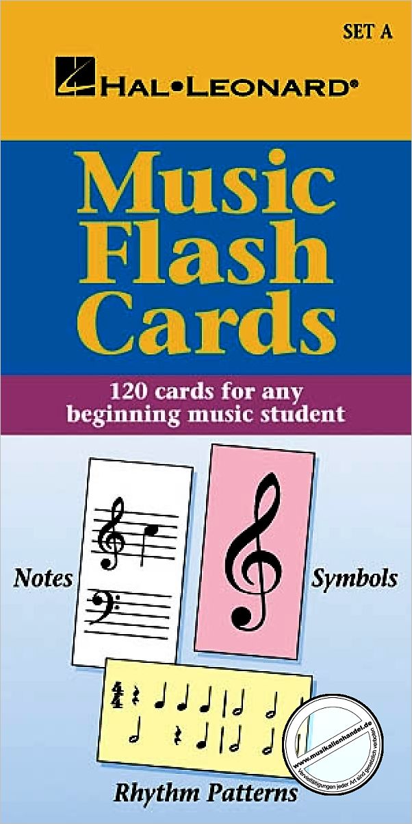 Titelbild für HL 296034 - MUSIC FLASH CARDS SET A