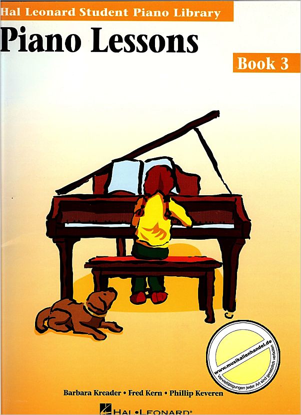 Titelbild für HL 298011 - PIANO LESSONS 3 - REVISED EDITION