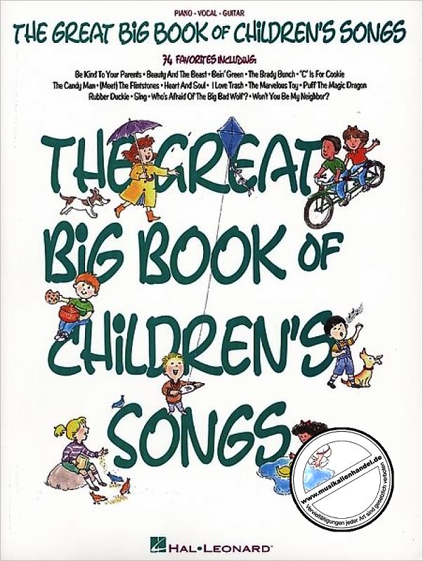 Titelbild für HL 310002 - GREAT BIG BOOK OF CHILDREN'S SONGS