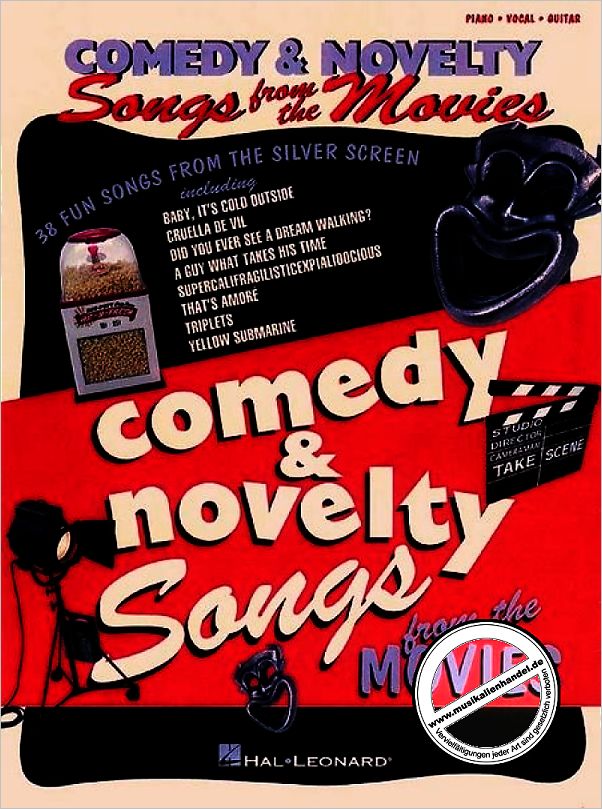 Titelbild für HL 310313 - COMEDY & NOVELTY SONGS FROM THE MOVIES