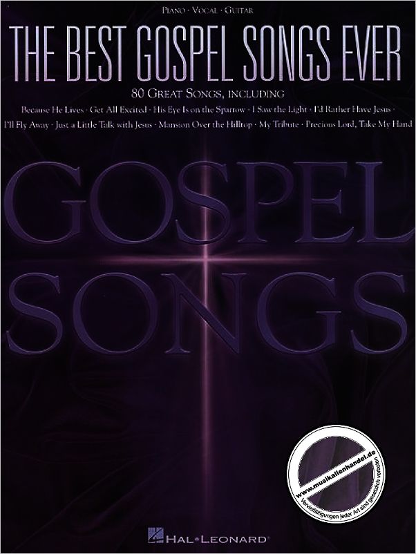 Titelbild für HL 310503 - THE BEST GOSPEL SONGS EVER