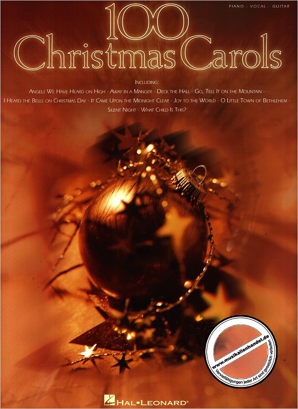 Titelbild für HL 310897 - 100 CHRISTMAS CAROLS