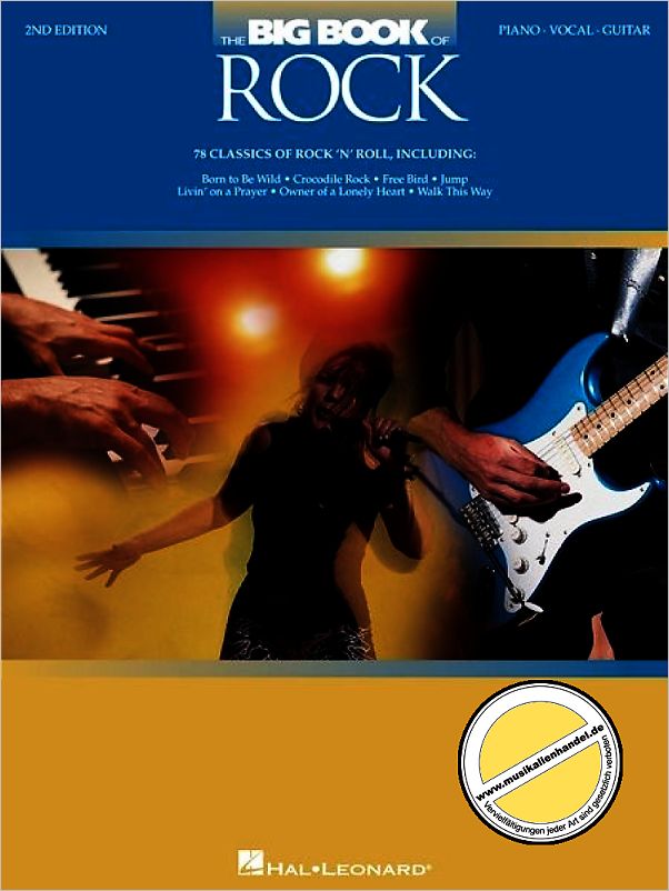 Titelbild für HL 311566 - THE BIG BOOK OF ROCK