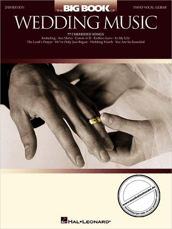 Titelbild für HL 311567 - THE BIG BOOK OF LOVE + WEDDING SONGS - 2ND EDITION