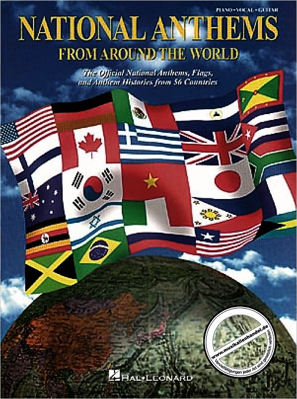 Titelbild für HL 311633 - NATIONAL ANTHEMS FROM AROUND THE WORLD
