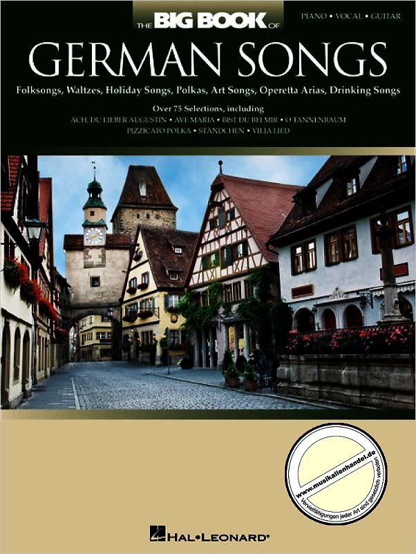 Titelbild für HL 311816 - BIG BOOK OF GERMAN SONGS