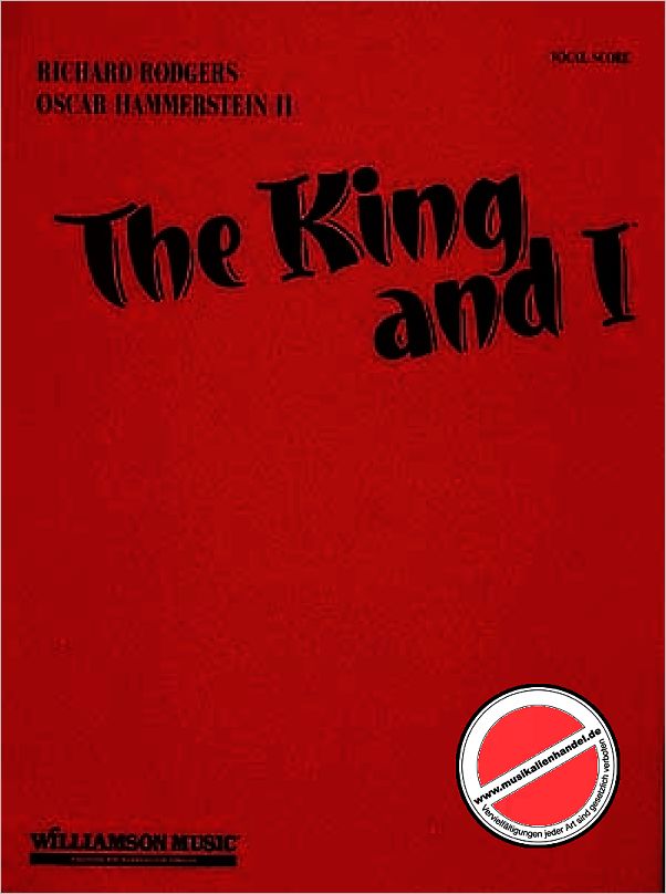 Titelbild für HL 312228 - THE KING AND I