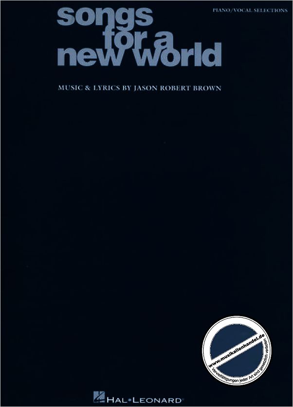 Titelbild für HL 313188 - SONGS FOR A NEW WORLD