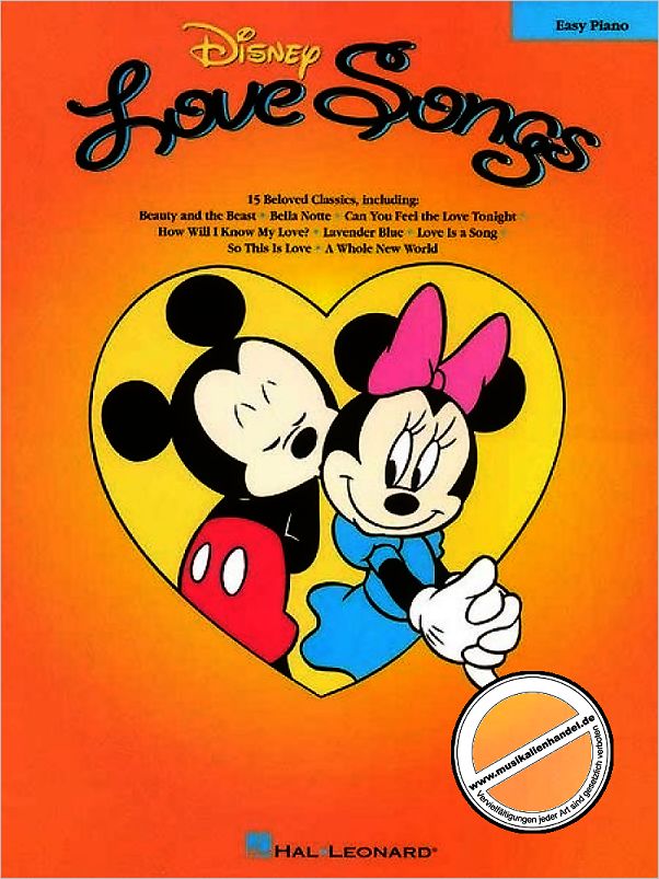 Titelbild für HL 316019 - DISNEY LOVE SONGS