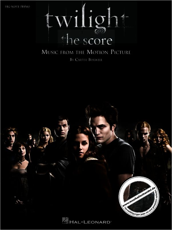 Titelbild für HL 316133 - TWILIGHT - THE SCORE