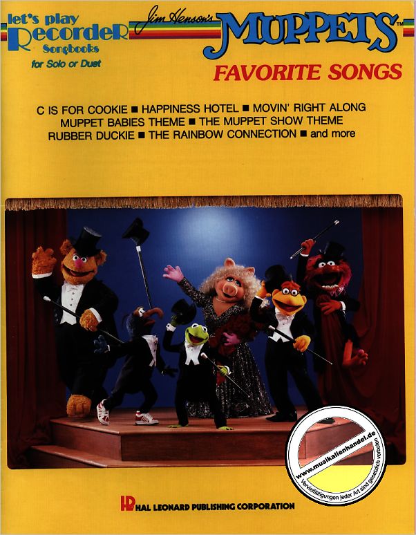 Titelbild für HL 356866 - MUPPETS FAVORITE SONGS