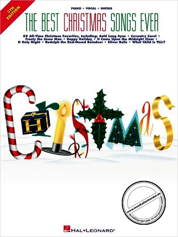 Titelbild für HL 359130 - THE BEST CHRISTMAS SONGS EVER