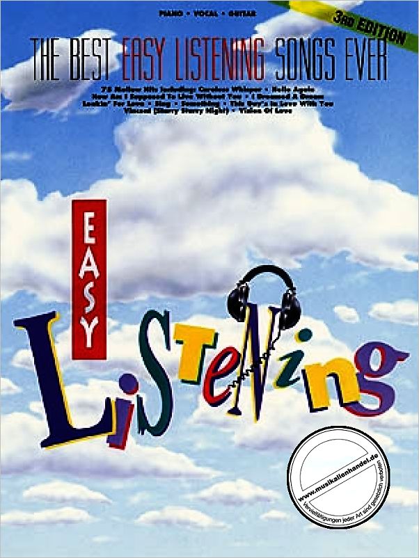 Titelbild für HL 359193 - THE BEST EASY LISTENING SONGS EVER