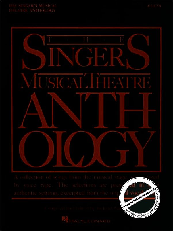 Titelbild für HL 361075 - SINGER'S MUSICAL THEATRE ANTHOLOGY - DUETS