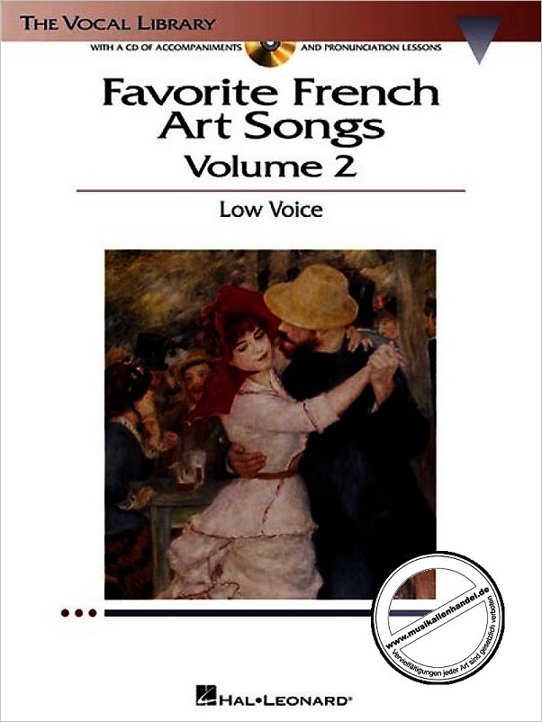 Titelbild für HL 442 - FAVORITE FRENCH ART SONGS 2