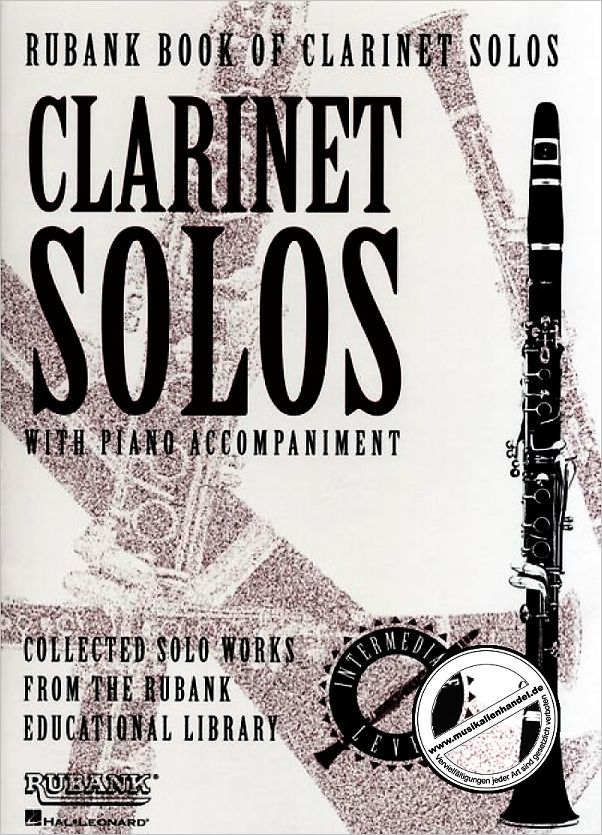 Titelbild für HL 4479893 - RUBANK BOOK OF CLARINET SOLOS