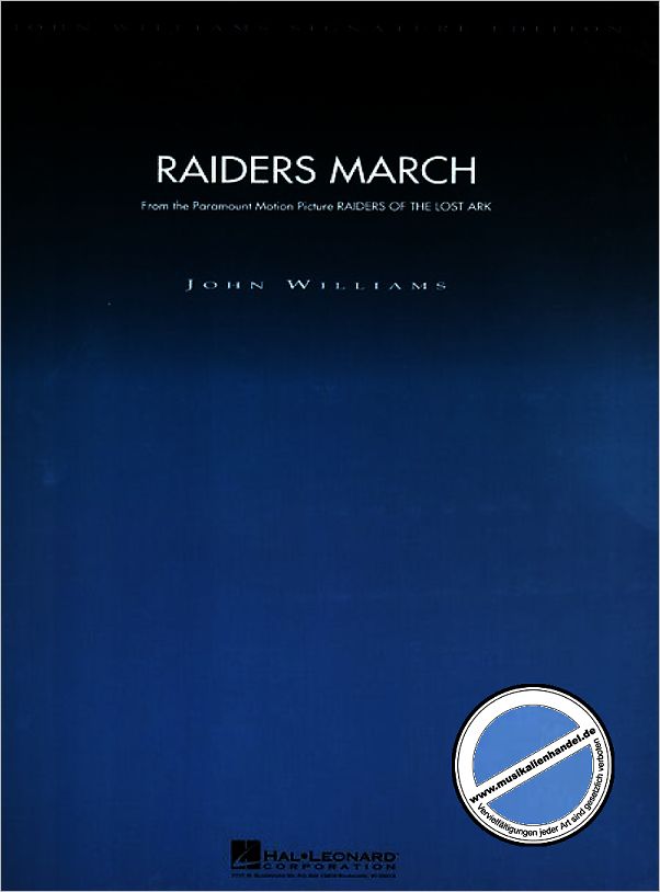 Titelbild für HL 4490015 - RAIDERS MARCH