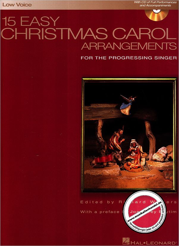 Titelbild für HL 460 - 15 EASY CHRISTMAS CAROL ARRANGEMENTS