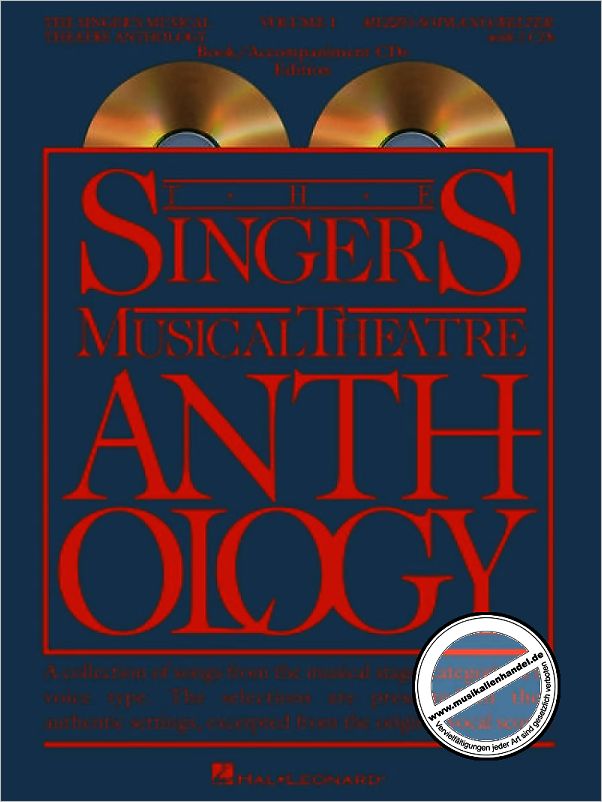 Titelbild für HL 484 - SINGER'S MUSICAL THEATRE ANTHOLOGY 1