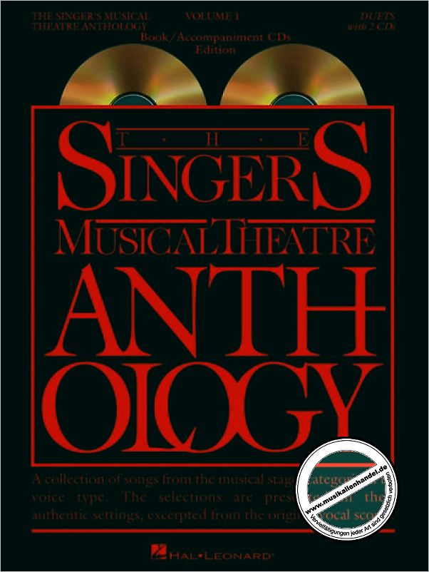 Titelbild für HL 487 - SINGER'S MUSICAL THEATRE ANTHOLOGY - DUETS
