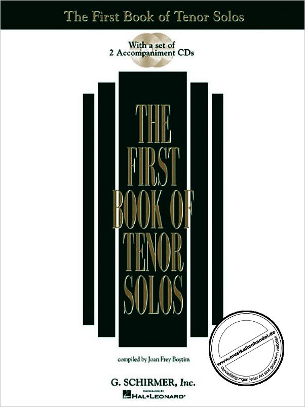 Titelbild für HL 50483783 - FIRST BOOK OF TENOR SOLOS 1