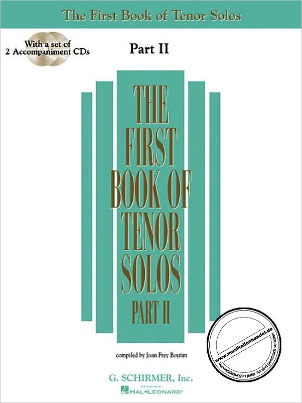 Titelbild für HL 50483787 - FIRST BOOK OF TENOR SOLOS 2