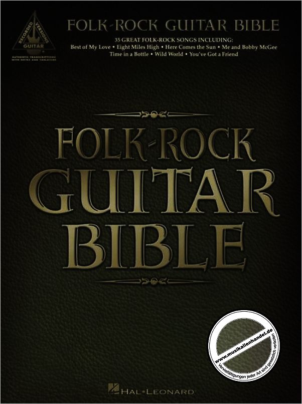 Titelbild für HL 690464 - FOLK ROCK GUITAR BIBLE
