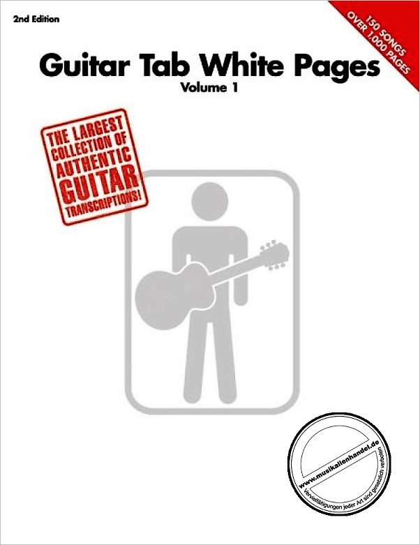 Titelbild für HL 690471 - GUITAR TAB WHITE PAGES - SECOND EDITION