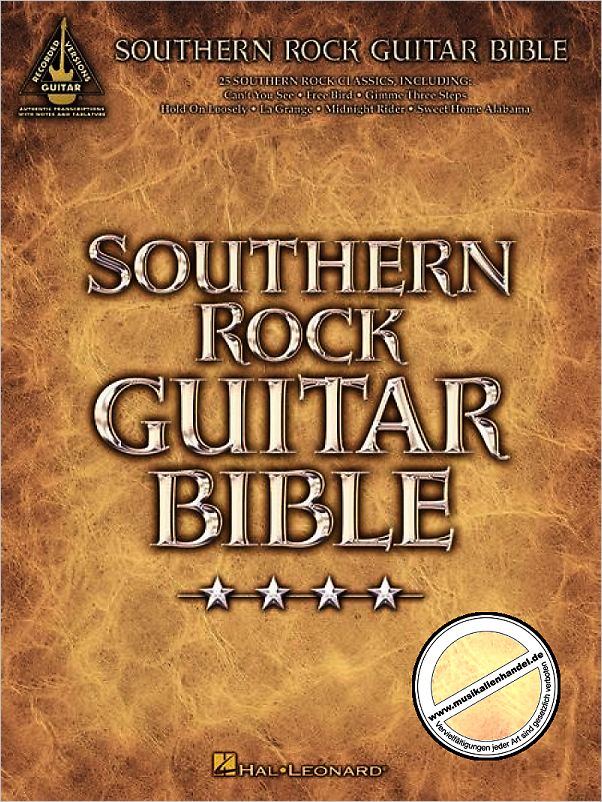 Titelbild für HL 690723 - SOUTHERN ROCK GUITAR BIBLE