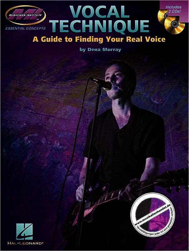 Titelbild für HL 695427 - VOCAL TECHNIQUE - A GUIDE TO FINDING YOUR REAL VOICE