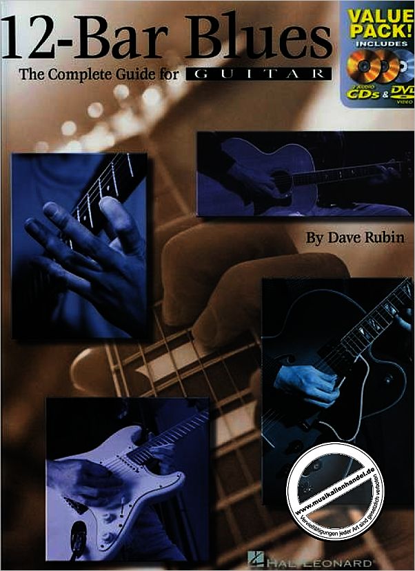 Titelbild für HL 696494 - 12 BAR BLUES - THE COMPLETE GUIDE FOR GUITAR