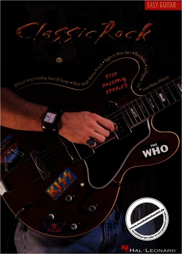 Titelbild für HL 698977 - THE CLASSIC ROCK BOOK