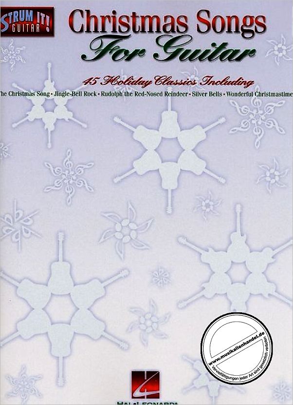 Titelbild für HL 699247 - CHRISTMAS SONGS FOR GUITAR
